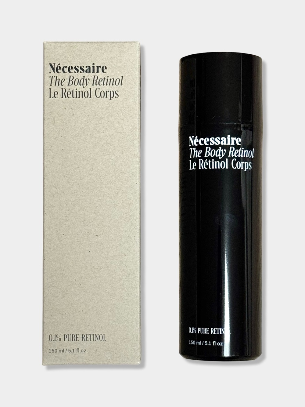 Nécessaire The Body Retinol 0.1% Pure Retinol Repair Serum Lotion 150ml 5.1 oz